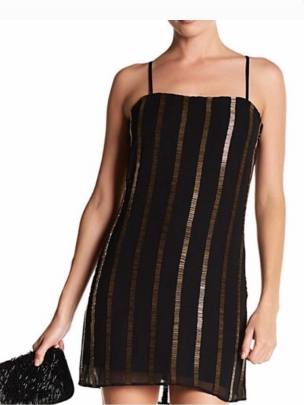 Walter Baker Cocktail Sheath Dress Women’s Size 10 NWT Black Sleeveless Party